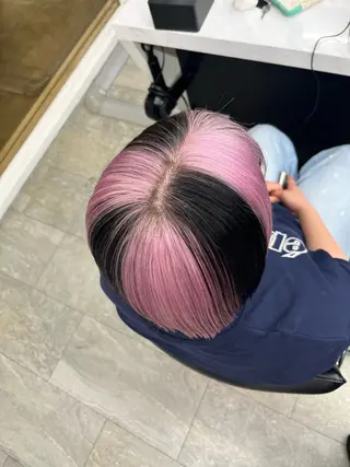 カラー 渋谷🎨ハイトーン ×エクステ🎨レンのヘアスタイル