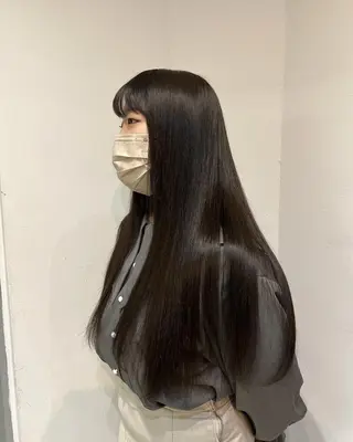 ロング カラー 韓国ヘア 🎀華澄のヘアスタイル