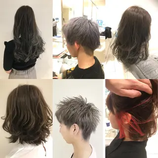 セミロング カラー パーマ ヘアアレンジ メンズ キッズ ネイル マツエク・マツパ MODEK's西宮店 マネージャー神道有基のヘアスタイル