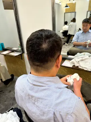 ショート メンズ メンズパーマ特化🏆 宮崎健人✨️のヘアスタイル