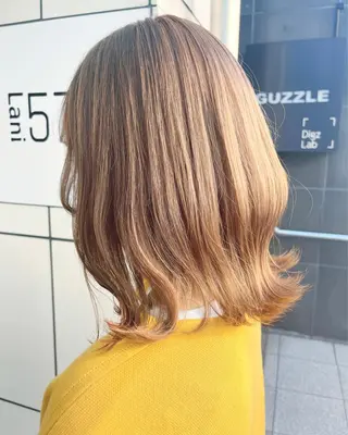 ミディアム カラー 🎀透明感 カラー🎀ミズキのヘアスタイル