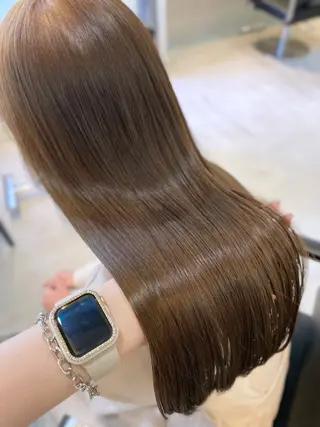 ロング カラー noa hair design 町田店所属・miyu♡̷̷ 韓国ヘア/顔まわりのヘアスタイル