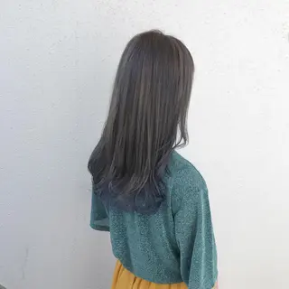 ロング カラー インナーカラー/天神 ブリーチ/吉田のヘアスタイル