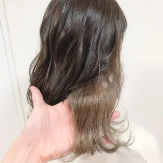 セミロング カラー 🌈限定価格🌈 鈴木　瑛輔のヘアスタイル