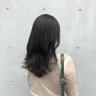 ロング カラー 酸性縮毛矯正🧴韓国 レイヤー/髪質改善のヘアスタイル