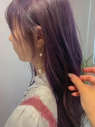 ロング カラー "小顔カット" Fuko.のヘアスタイル