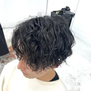 パーマ メンズ 柏メンズカットパーマ NO.1タイチのヘアスタイル