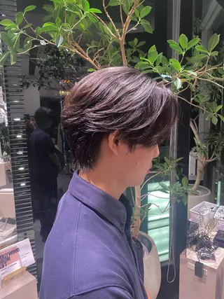 ショート パーマ メンズ stair : case 銀座店所属・stair:case 🌱安藤風香🌱🦖のヘアスタイル