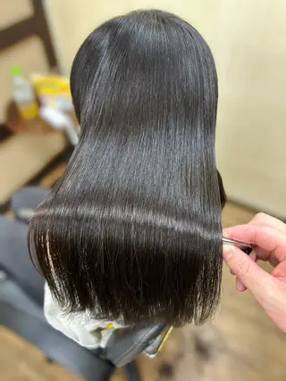 ロング みやたゆうき 髪質改善講師のヘアスタイル