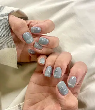 ネイル 🫧Sunrich lu🤍のネイルデザイン