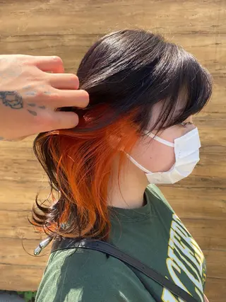 ミディアム カラー hair salon 【ao.】所属・髪質改善/縮毛矯正 /TATSUYAのヘアスタイル