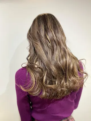 ロング カラー opus 店長大和 レイヤー/赤み消しのヘアスタイル