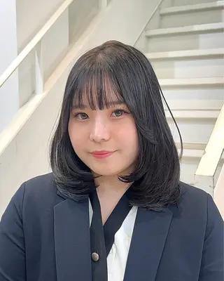 ミディアム VIEW Tokyo所属・🎀ミディアムボブ/ 縮毛矯正/ひかりのヘアスタイル