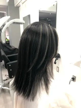 ロング カラー 矢島颯哉/ハイトーン ブリーチカラー💎のヘアスタイル