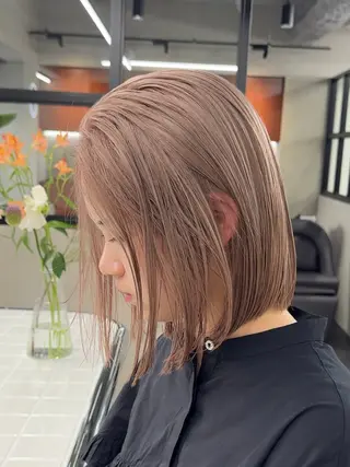 ショート カラー nico TOKYO 渋谷所属・ブリーチ　ハイトーン 特化🌈フジタハルキのヘアスタイル