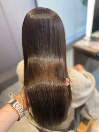 セミロング カラー レイヤーカット/ボブ /nene🍥⋆*のヘアスタイル