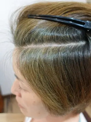 ショート 無料モデル/白髪染め /ヘナ/吹田市千里山のヘアスタイル