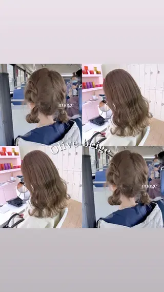 セミロング ParveMix 🪽鳥取彩花のヘアスタイル