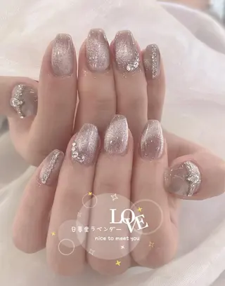 ネイル ラベンダー💖日暮里 ルル💖ネイルのネイルデザイン