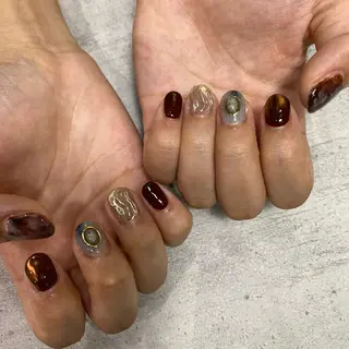 ネイル Rire_eye+beauty_nail所属・Rire_ nail_yukiのネイルデザイン