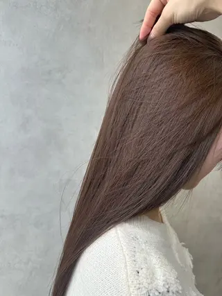 ロング カラー ako │ soa巻ける縮毛矯正のヘアスタイル