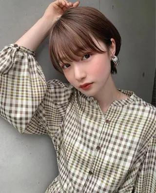 ショート 井上 一青のヘアスタイル