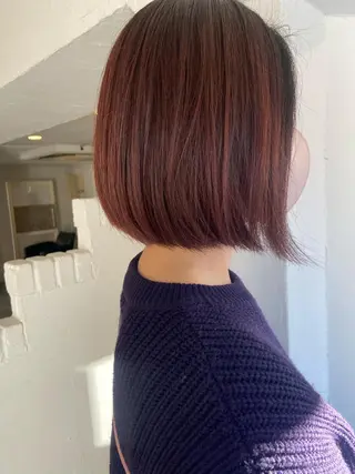 ショート カラー ヘアアレンジ SALOWIN恵比寿所属・ヘッドスパで脳を 整える✨chacoのヘアスタイル