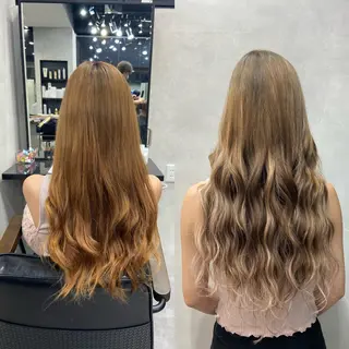 ロング カラー ヘアアレンジ ar+ ❤︎ maiのヘアスタイル