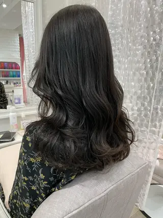 セミロング カラー HARUKA韓国ヘア /Luana梅田のヘアスタイル
