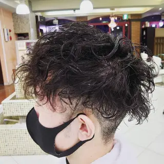 ショート パーマ メンズ 🐺デザインウルフ / 一ノ瀬 凌🐺のヘアスタイル
