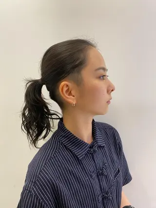 ミディアム 似合わせカット /パーマ岡本淳平のヘアスタイル