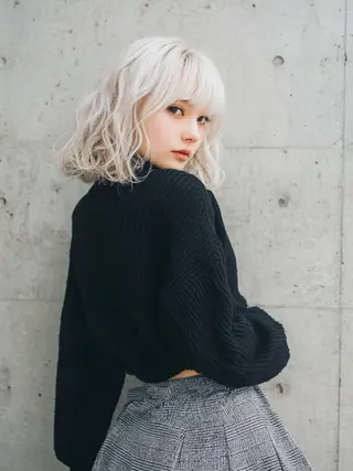 ミディアム カラー 池袋/カラー特化🎨 ロング料金なし🩵のヘアスタイル