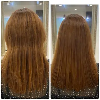 ロング ツバサ 髪質改善のヘアスタイル