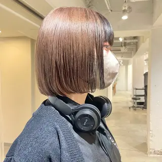 ショート カラー ヘアアレンジ 🎀ダブルカラーレイ ヤーyuuri🎀のヘアスタイル