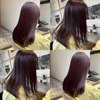 セミロング カラー カジュアルを女っぽく 𝗮𝘆𝗮𝗰𝗼のヘアスタイル