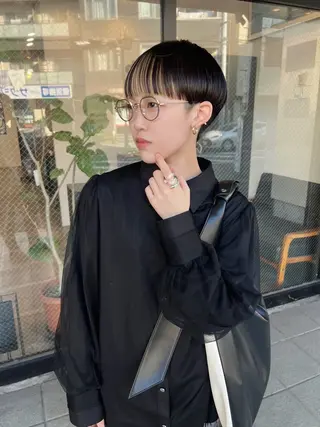 ショート カラー ショート、ボブ シマダマサトのヘアスタイル