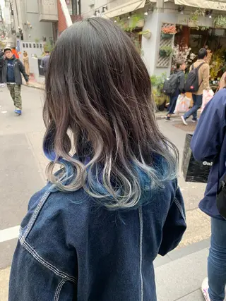 ミディアム カラー ピンクベージュ/新潟 万代/高橋桃葉🍑のヘアスタイル