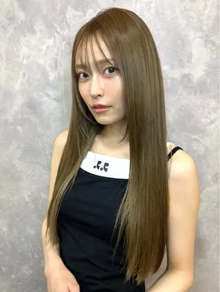 ロング 💎髪質改善/縮毛 💎メンズカット石尾のヘアスタイル