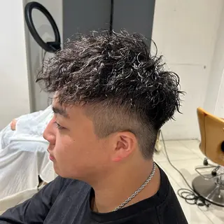 パーマ メンズ メンズパーマは私一択 佐藤有紀のヘアスタイル