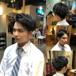ショート メンズ CORE所属・薮 恵一のヘアスタイル