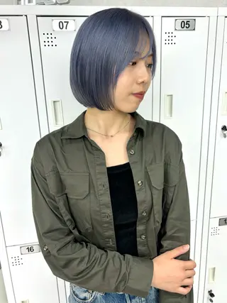 ショート カラー レイヤー/透明感 カラー💘akariのヘアスタイル