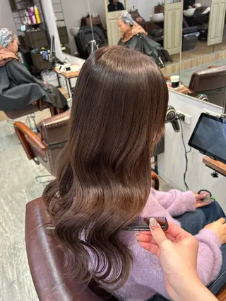 ロング 愛されハイトーン 🍓YURINAのヘアスタイル