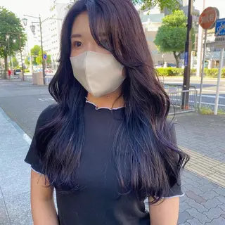 ロング カラー イチカワ ミオ/ minim hairのヘアスタイル