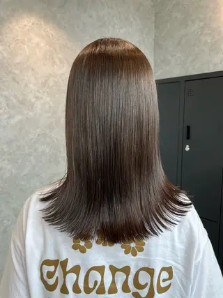 ミディアム COVO所属・髪質改善/韓国ヘア yunaのヘアスタイル
