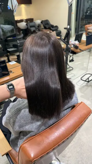 セミロング カラー 銀座/ショート特化/ 似合わせカット/といのヘアスタイル