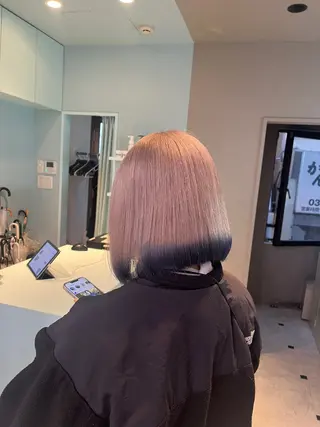 ショート カラー ブリーチカラー 🩵MIZUKIのヘアスタイル