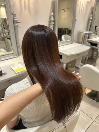 ロング レイヤーカット/ 透明感カラー/カナのヘアスタイル