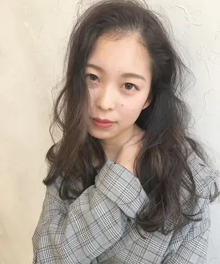 ロング カラー nakahara madokaのヘアスタイル