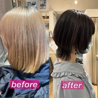 ショート レイヤー×髪質改善 マネージャー安藤光司のヘアスタイル