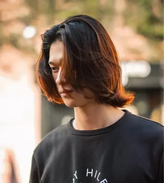 ロング カラー パーマ メンズ 🔗メンズサロン🔗 Kieのヘアスタイル